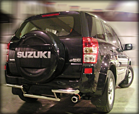 Suzuki Grand Vitara мод. 2005-2009г.в.-Защита заднего бампера  (5 дв)